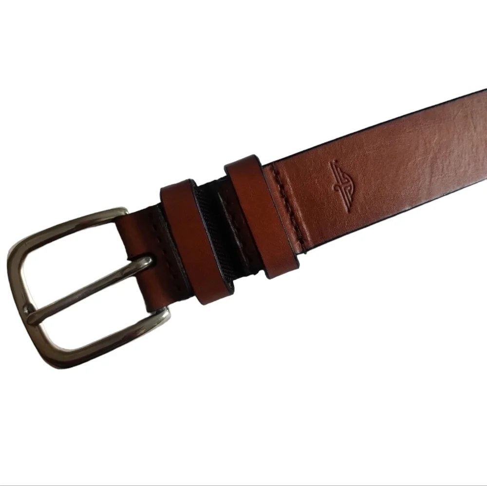 Dockers Brown Leather Men's Belt Size L‎ 32 Casual , Office wear